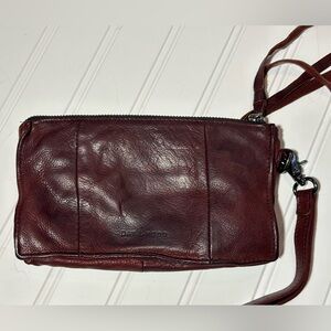 Leather Anthropologie Day & Mood Anna Clutch Wristlet